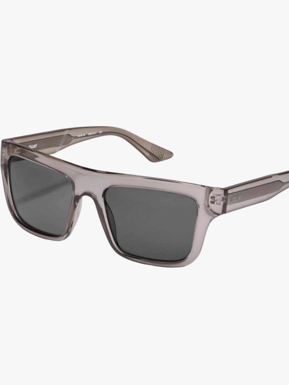 Quay Australia Dealer's Choice Oversized Square Sunglasses- Grey/Smoke